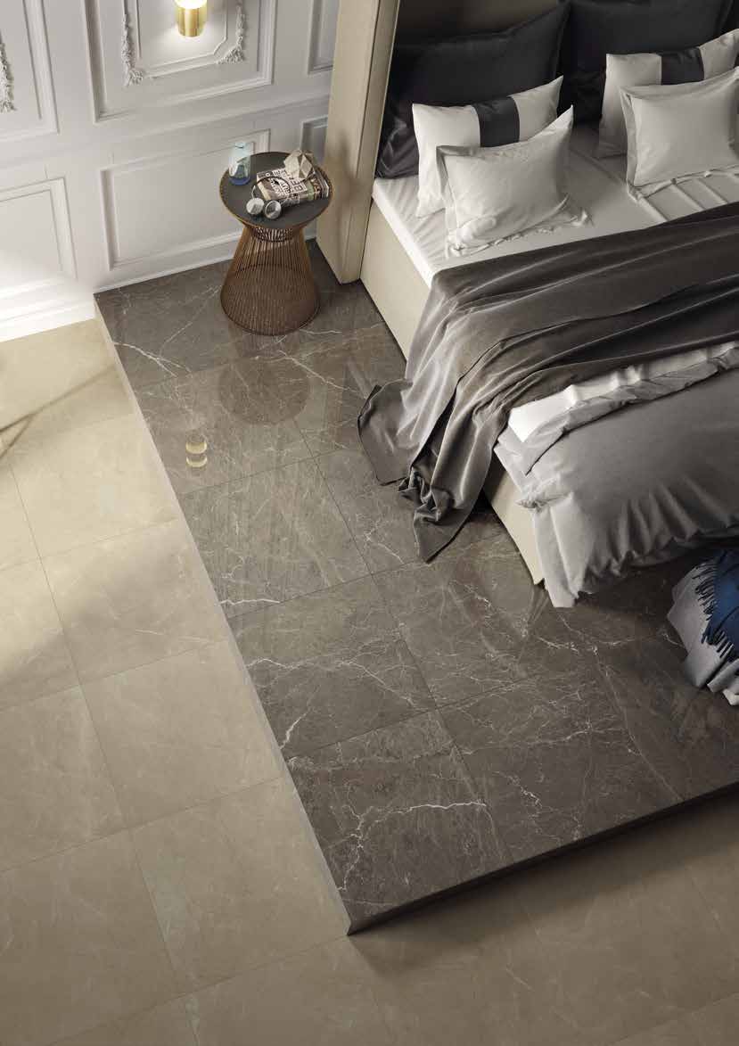 I'm Italian Marble 10004119 · Coffee Brown · 霧面 / Matte 空間示意圖 / Environment image
