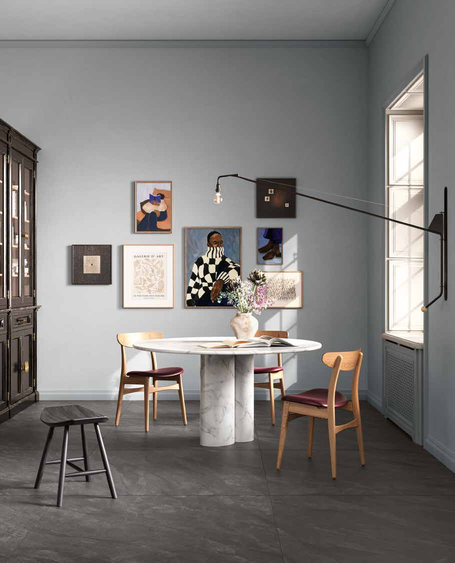 Nesting · Anthracite — room setting